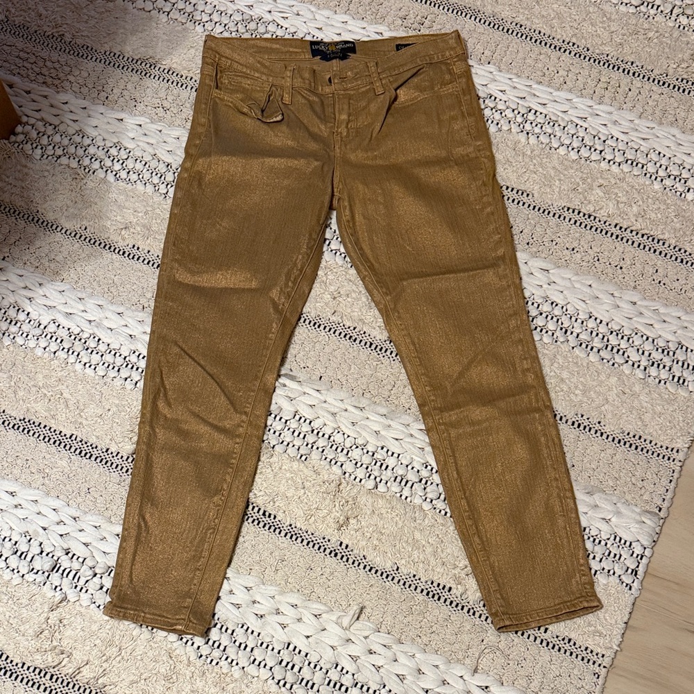 Lucky Brand Women's Tan Skinny Jeans